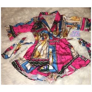 ❗️SALE❗️ Pink Satin Romper